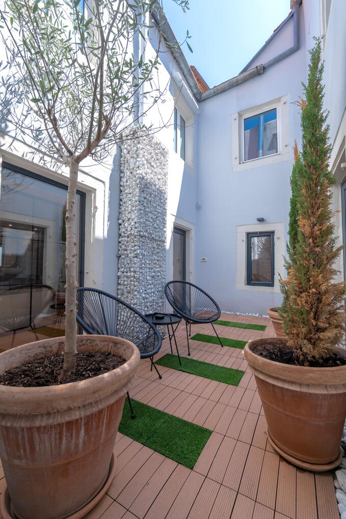 Interior courtyard